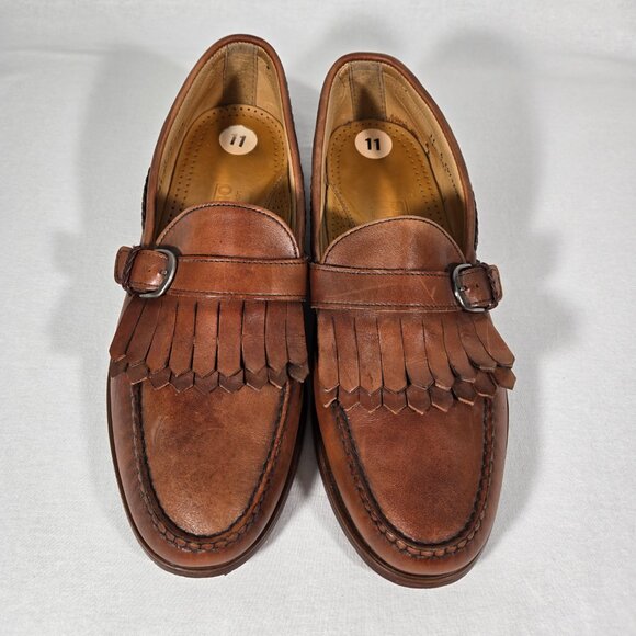 U.S.A. Vintage SEBAGO Hipster Walnut French Calfskin Penny Loafers Men Size 11E. - Picture 4 of 17
